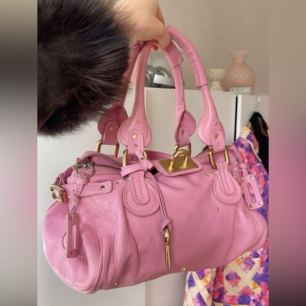 ISO CHLOÉ PINK PADDINGTON LEATHER TOTE

Do not buy